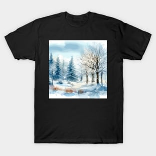 Winter Forest Winter Landscape T-Shirt